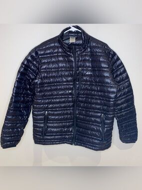 Patagonia Men’s Ultralight Down Jacket Black Puffer Quilted 84756 Size Large